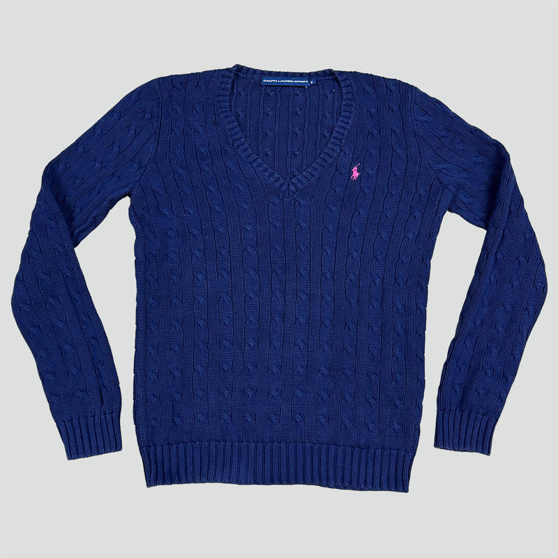 Sourced limited accessories and clothes Ralph Lauren Sports knitted sweatshirt – Secondhand Streetwear
