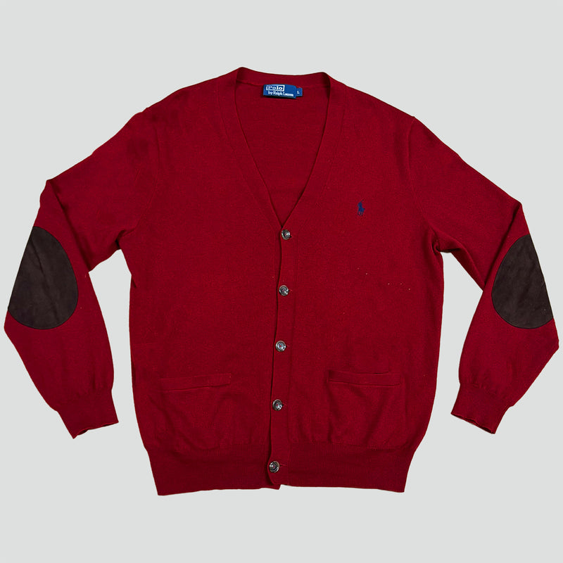 Sourced limited accessories and clothes Polo Ralph Lauren burgundy cardigan – Secondhand Streetwear