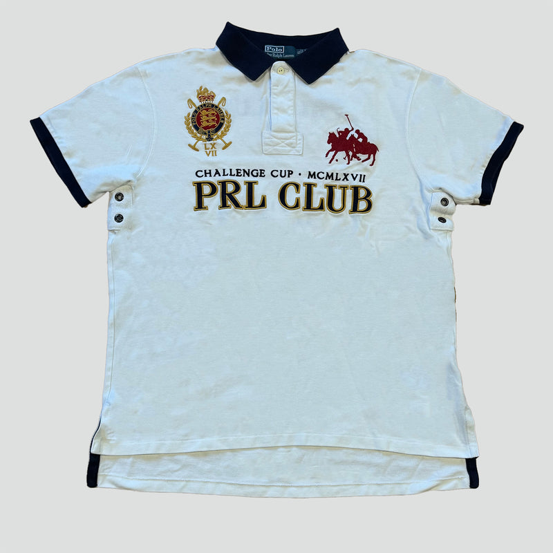 Sourced limited accessories and clothes Ralph Lauren Polo Club number 3 polo shirt – Secondhand Streetwear