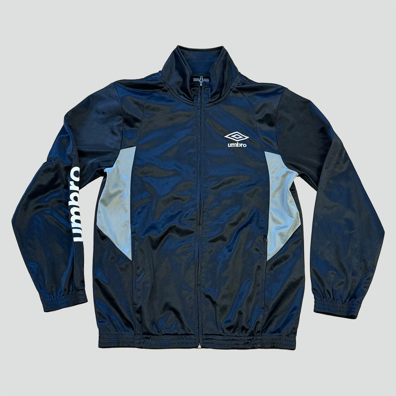 Sourced limited accessories and clothes Vintage black Umbro track jacket – Secondhand Streetwear
