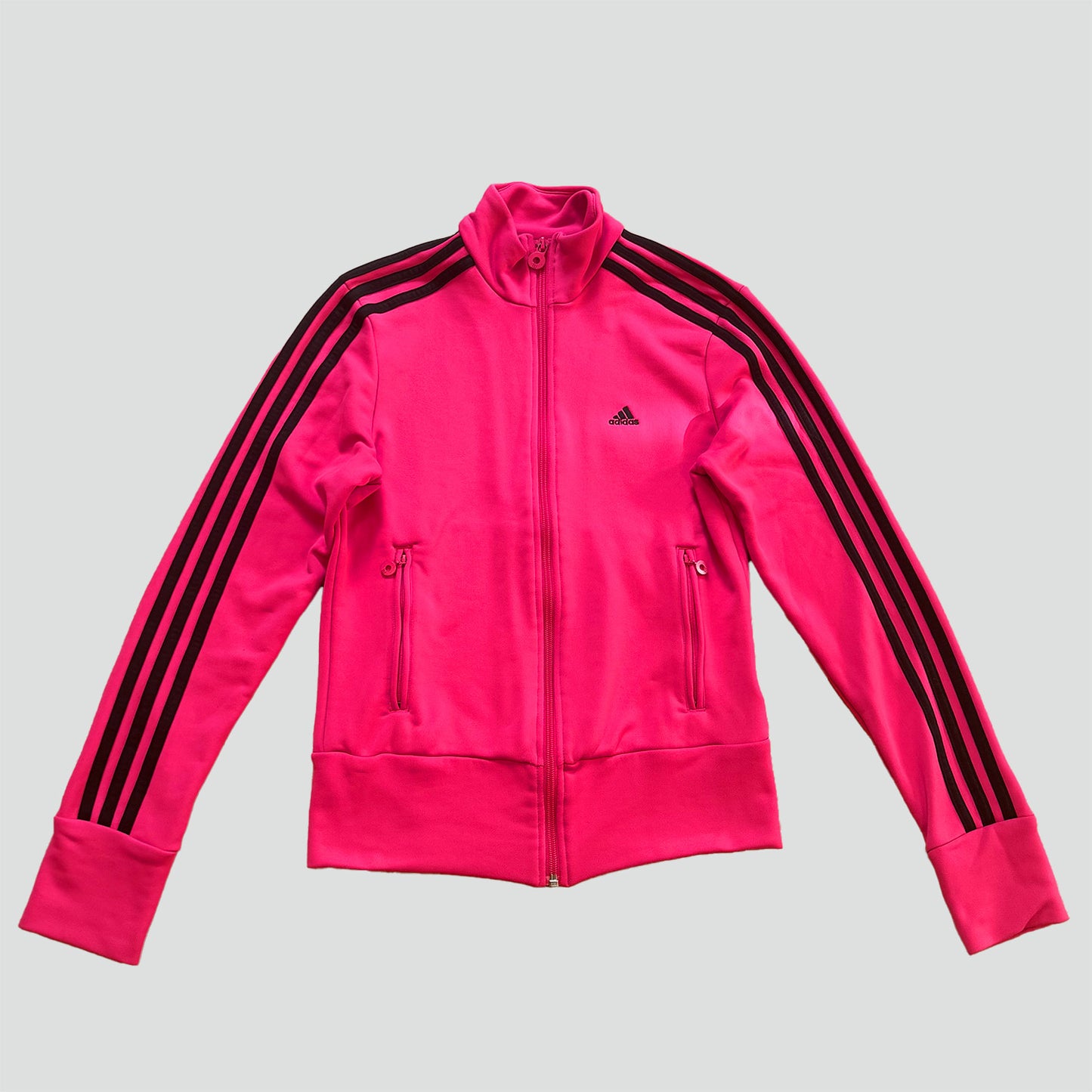 Adidas vintage pink track jacket