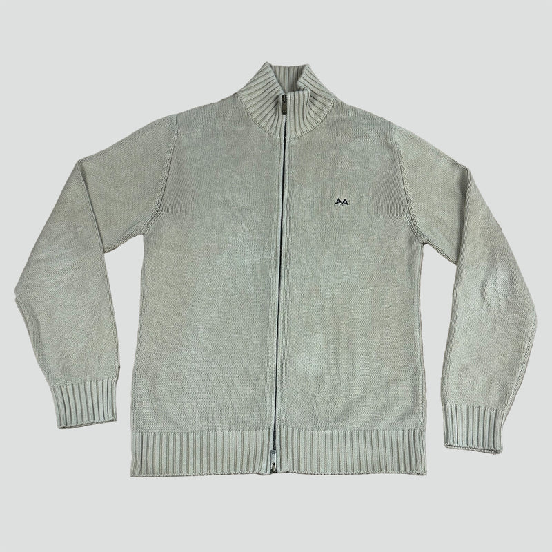 Sourced limited accessories and clothes Burberry knitted zip-up – Secondhand Streetwear