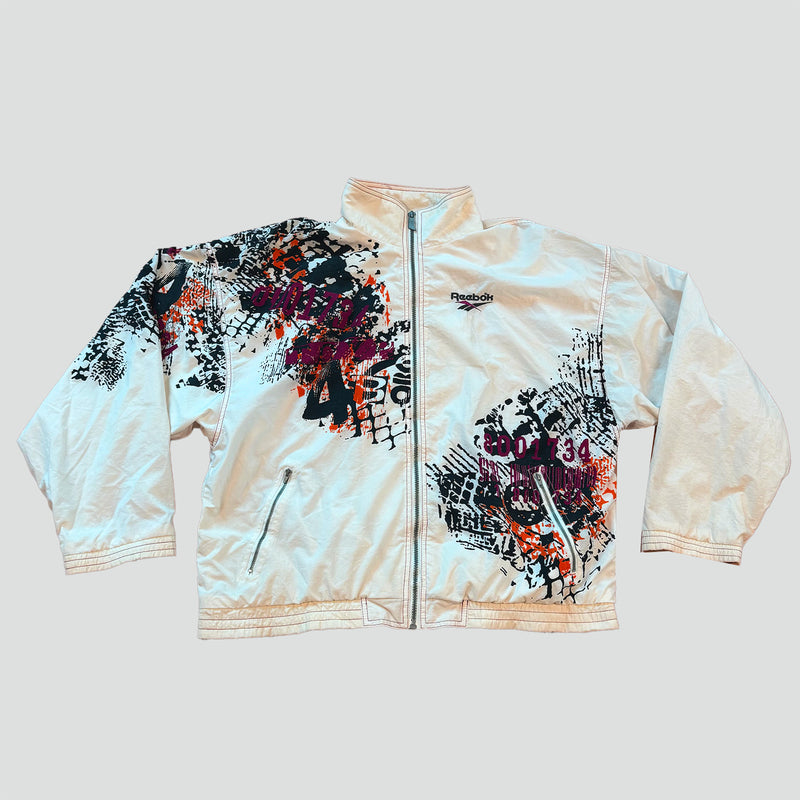 Sourced limited accessories and clothes vintage style Reebok light jacket – Secondhand Streetwear