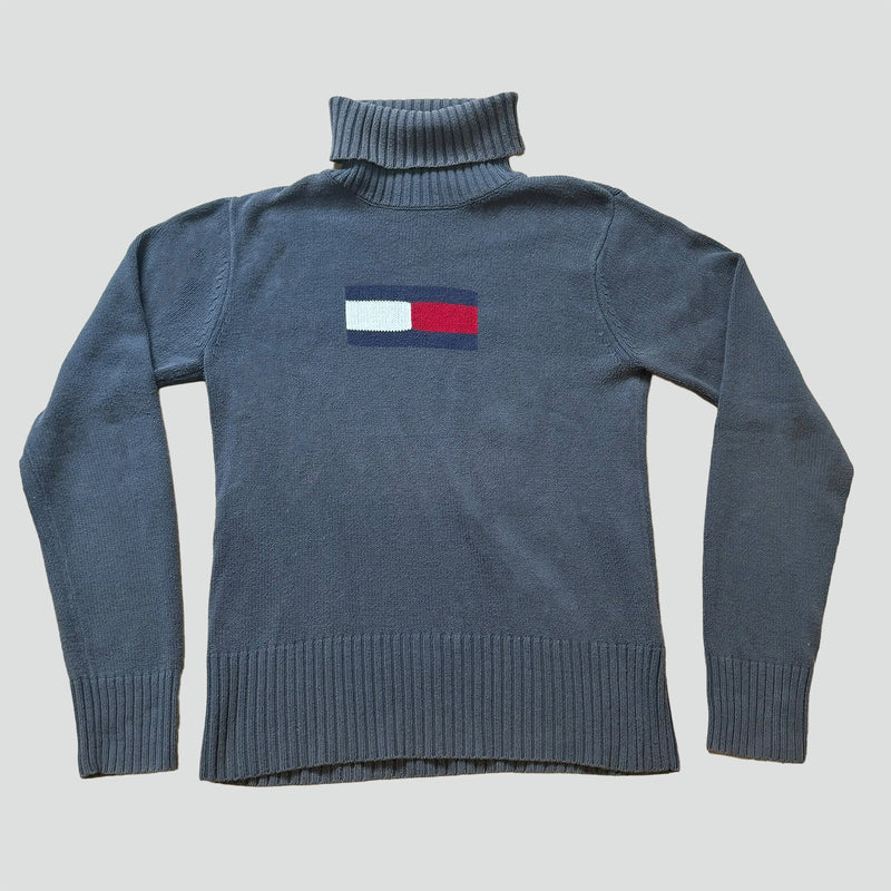 Sourced limited accessories and clothes Tommy Hilfiger turtleneck knitted sweatshirt – Secondhand Streetwear
