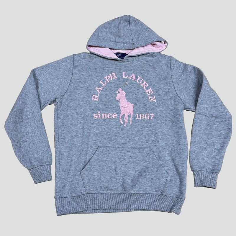 Sourced limited accessories and clothes Polo Ralph Lauren grey hoodie – Secondhand Streetwear