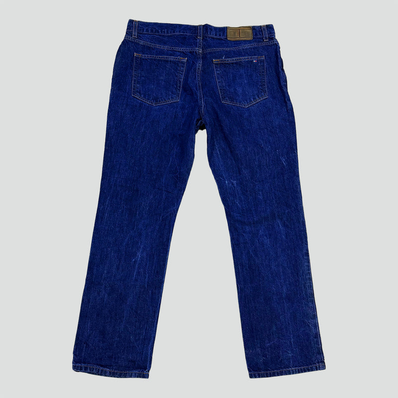 Sourced limited accessories and clothes Vintage style Tommy Hilfiger straight leg denim jeans – Secondhand Streetwear