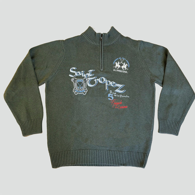 Sourced limited accessories and clothes La Martina St. Tropez knitted sweatshirt – Secondhand Streetwear