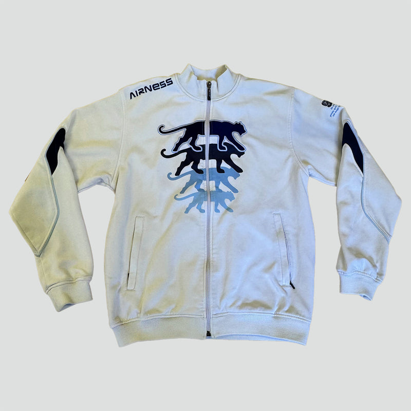 Sourced limited accessories and clothes Airness streetwear style white track jacket – Secondhand Streetwear