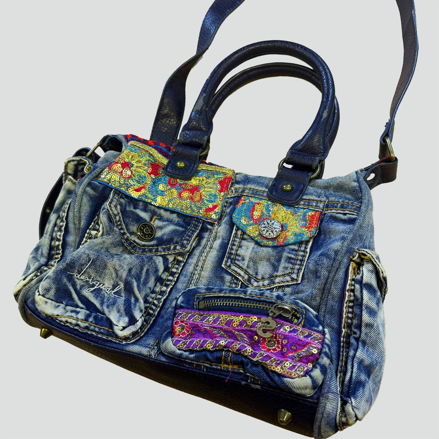Desigual vintage Y2K jeans handbag