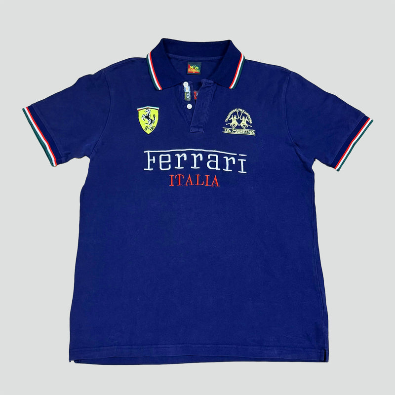 Sourced limited accessories and clothes La Martina Ferrari polo shirt – Secondhand Streetwear