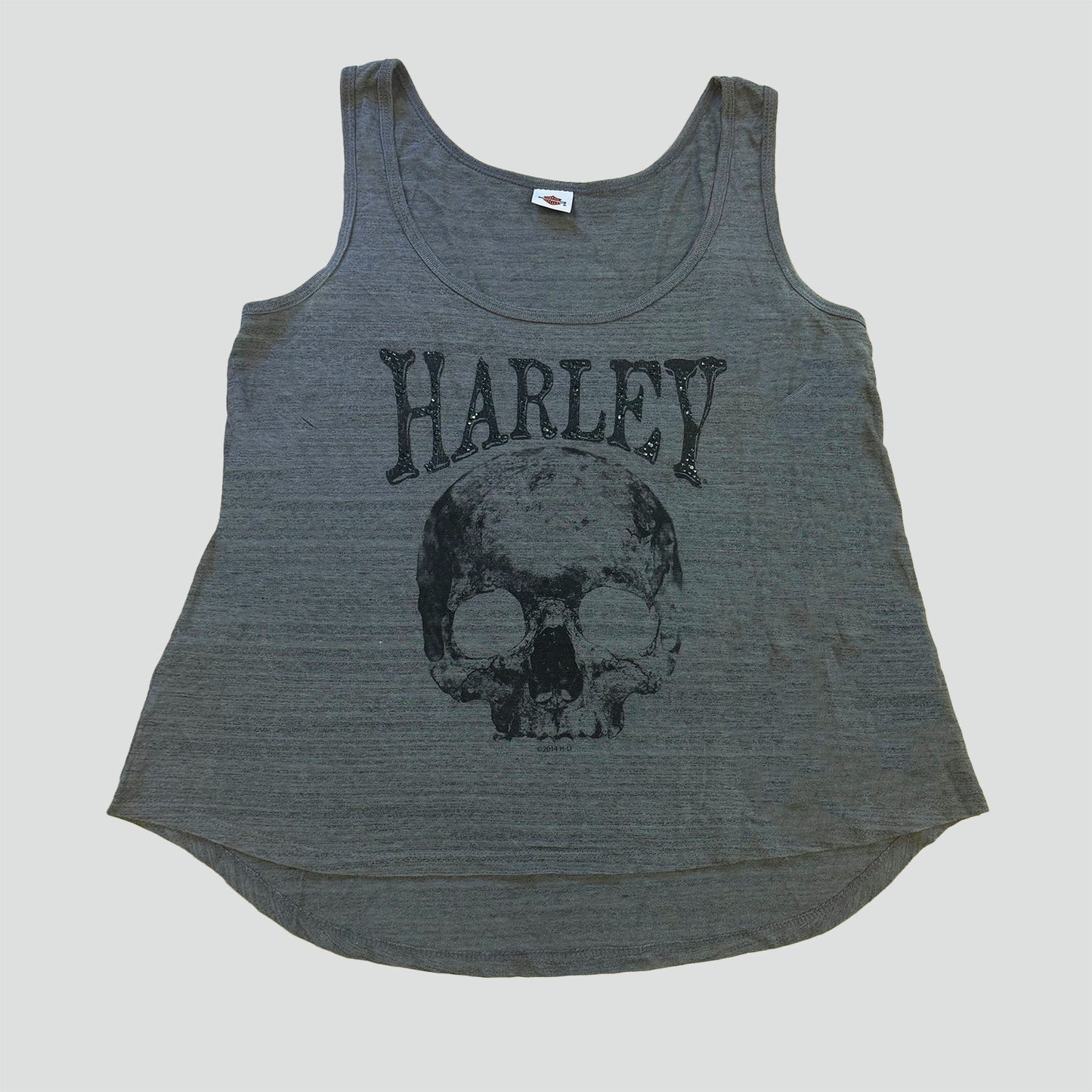 Harley Davidson vintage grey tank top