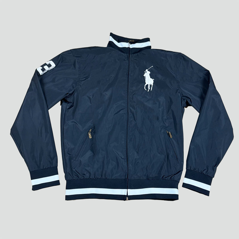 Sourced limited accessories and clothes Ralph Lauren navy blue lightweight jacket – Secondhand Streetwear