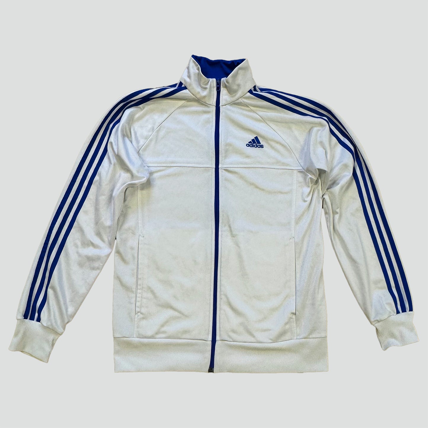 Adidas white track jacket