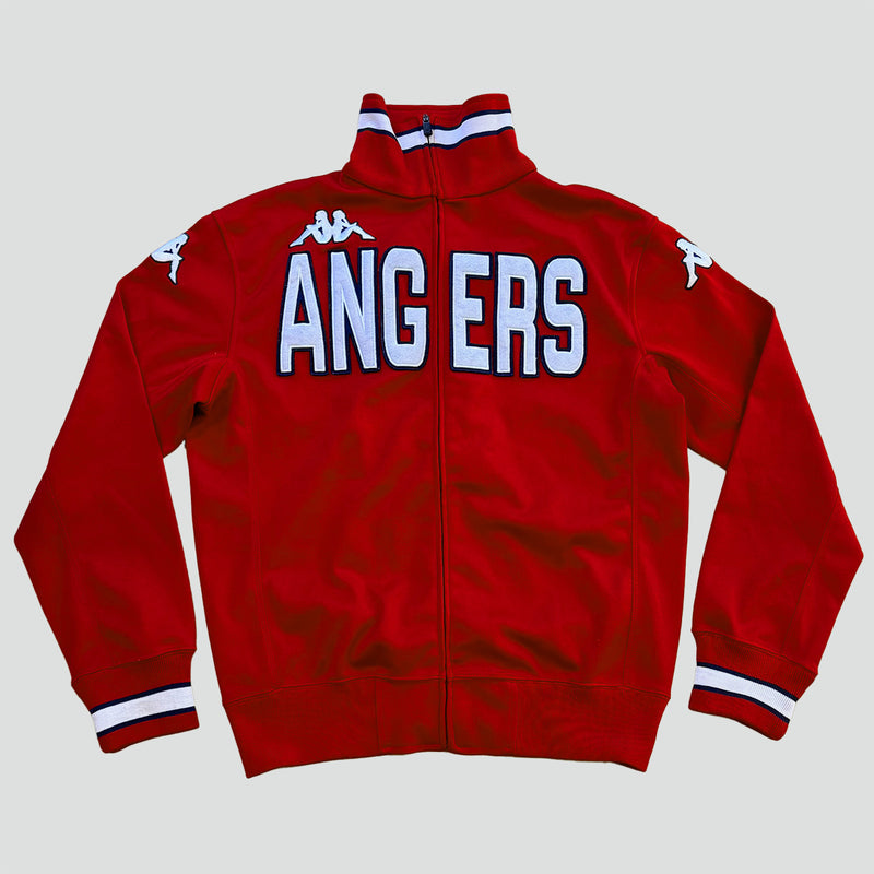 Sourced limited accessories and clothes Vintage style red Kappa Angers track jacket – Secondhand Streetwear
