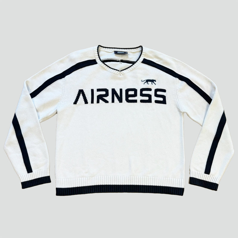 Sourced limited accessories and clothes Vintage knitted Airness sweatshirt – Secondhand Streetwear