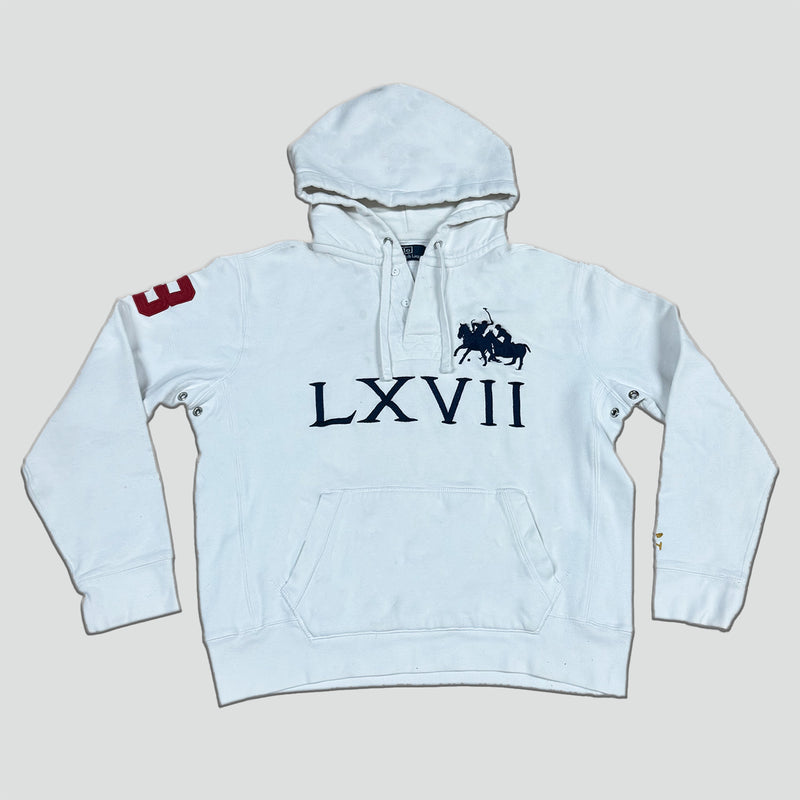 Sourced limited accessories and clothes Polo Ralph Lauren hoodie white – Secondhand Streetwear