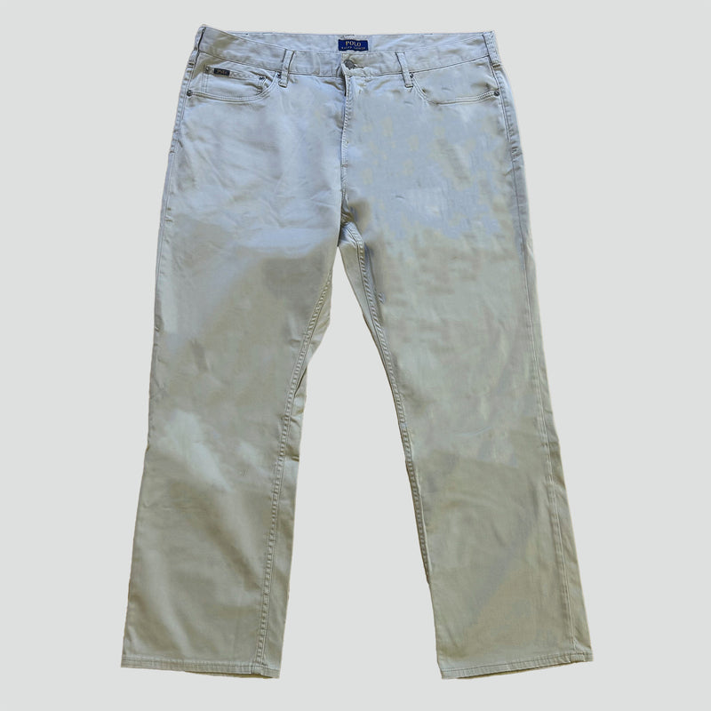 Detailansicht: Sourced limited accessories and clothes Polo Ralph Lauren baggy summer pants – Logo, Nähte oder Material
