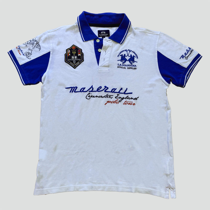 Sourced limited accessories and clothes La Martina Maserati poloshirt – Secondhand Streetwear
