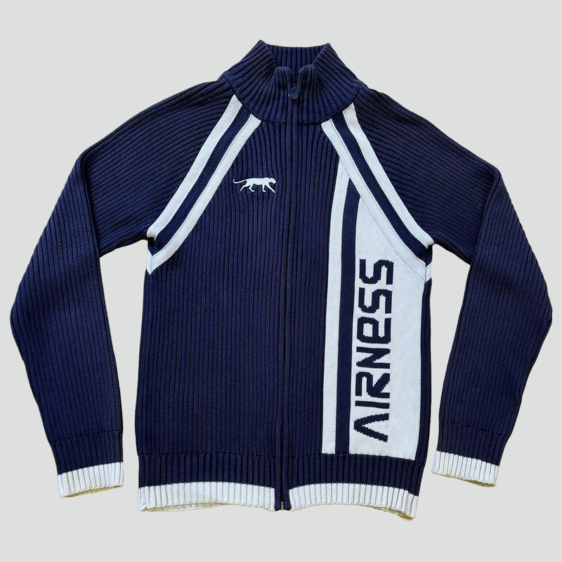 Sourced limited accessories and clothes Airness vintage knitted zip-up – Secondhand Streetwear