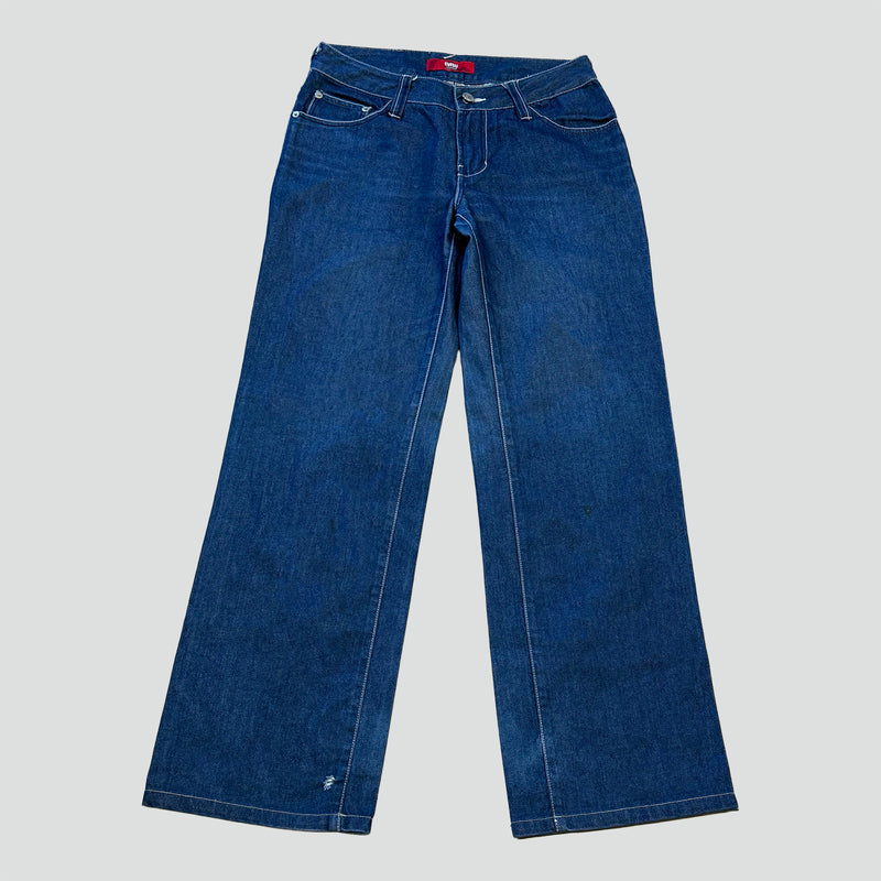 Detailansicht: Sourced limited accessories and clothes Evisu straight leg jeans – Logo, Nähte oder Material