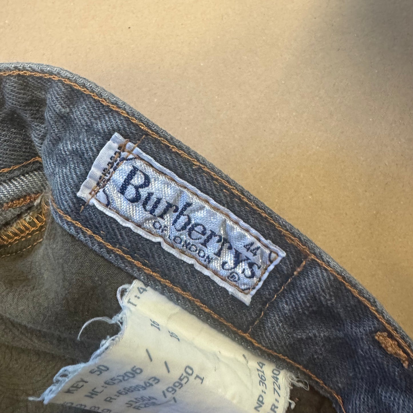 Vintage Burberry’s dungarees baggy jeans