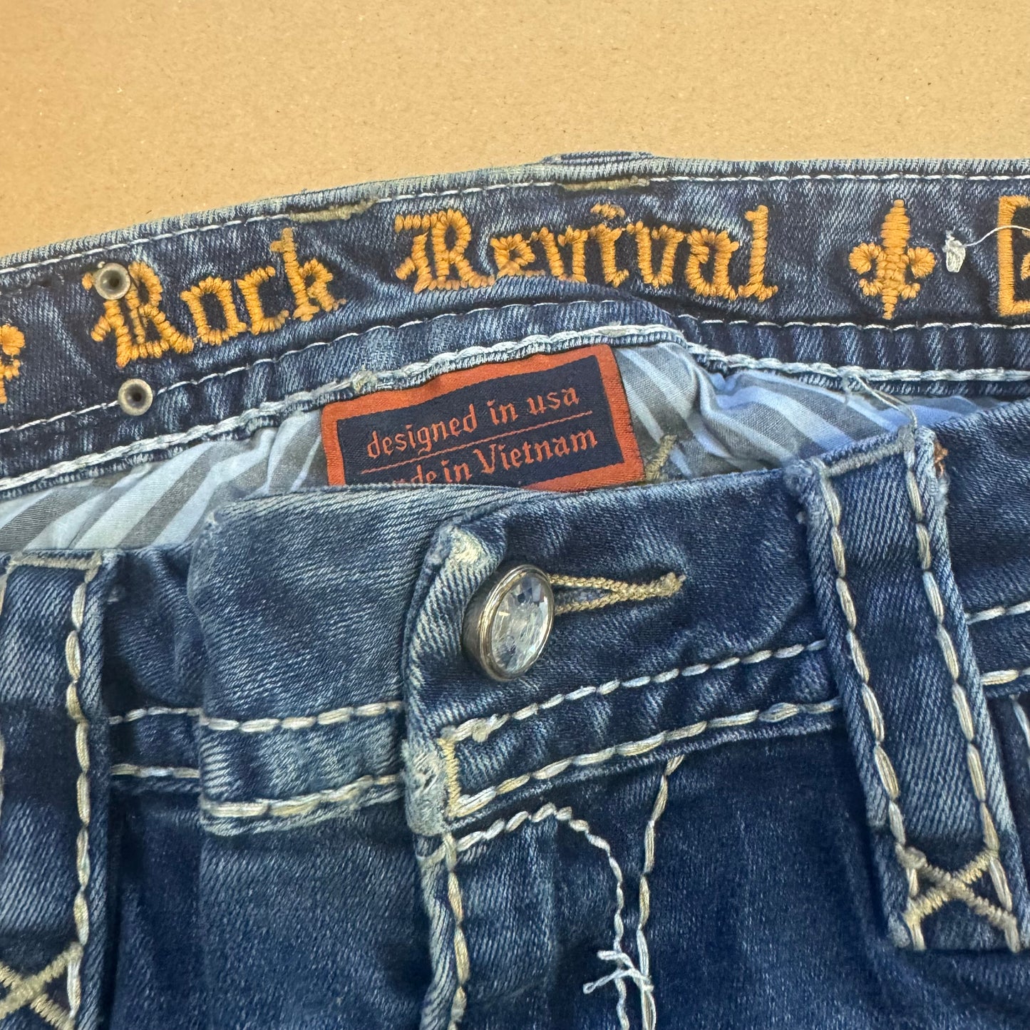 Rock Revival Y2K ripped denim jeans