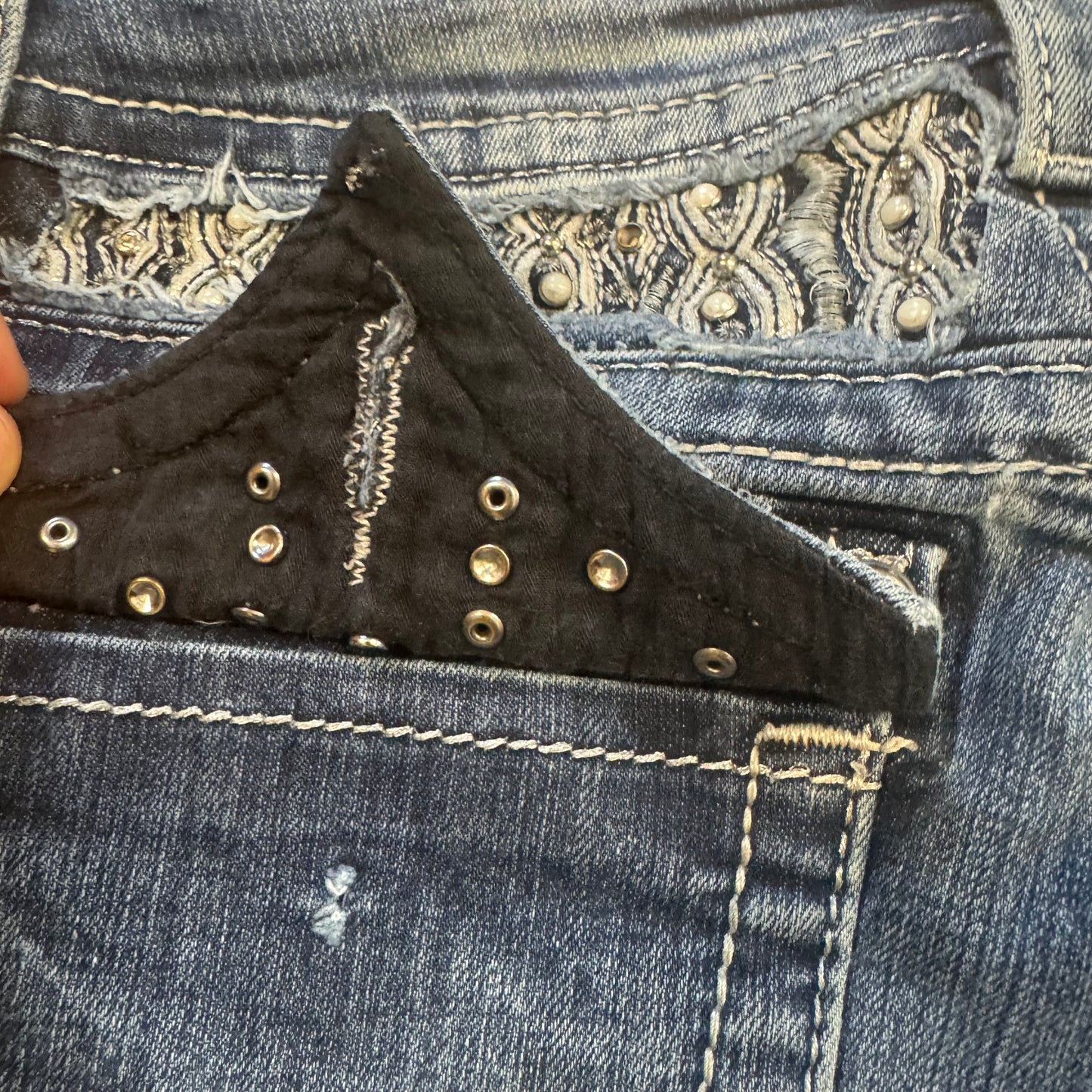 Miss Me Y2K low waist wide leg jeans