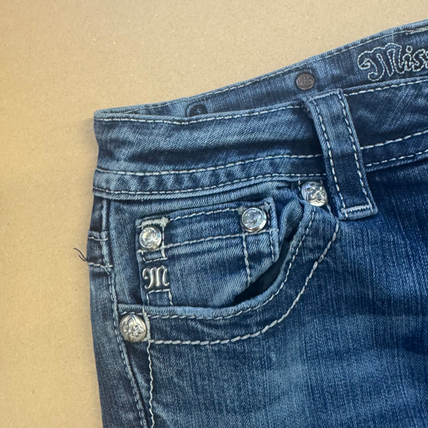 Miss Me Y2K low waist wide leg jeans