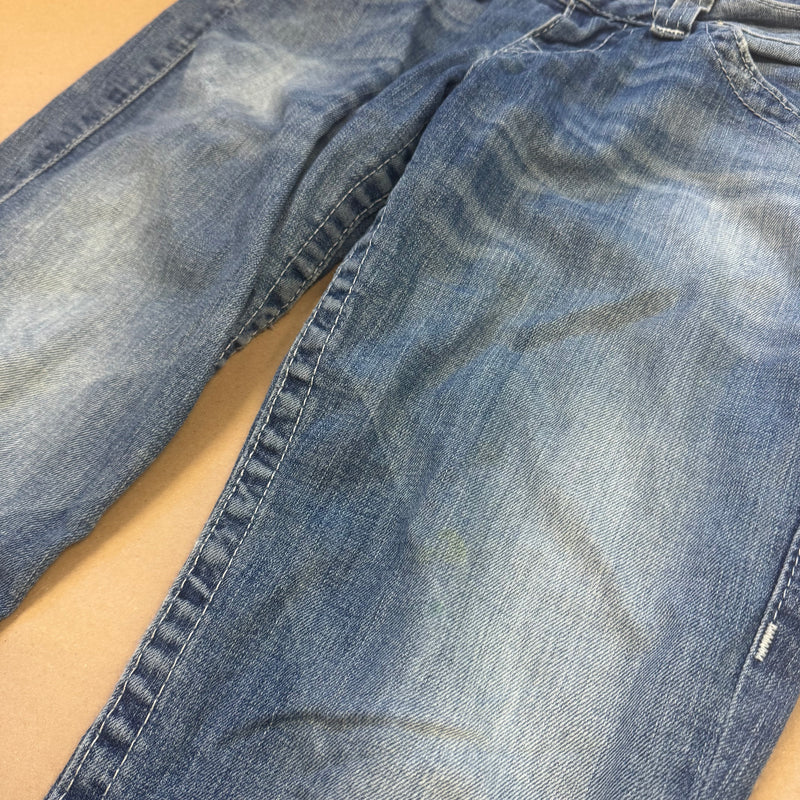 Detailansicht: Sourced limited accessories and clothes Vintage True Religion slim jeans – Logo, Nähte oder Material
