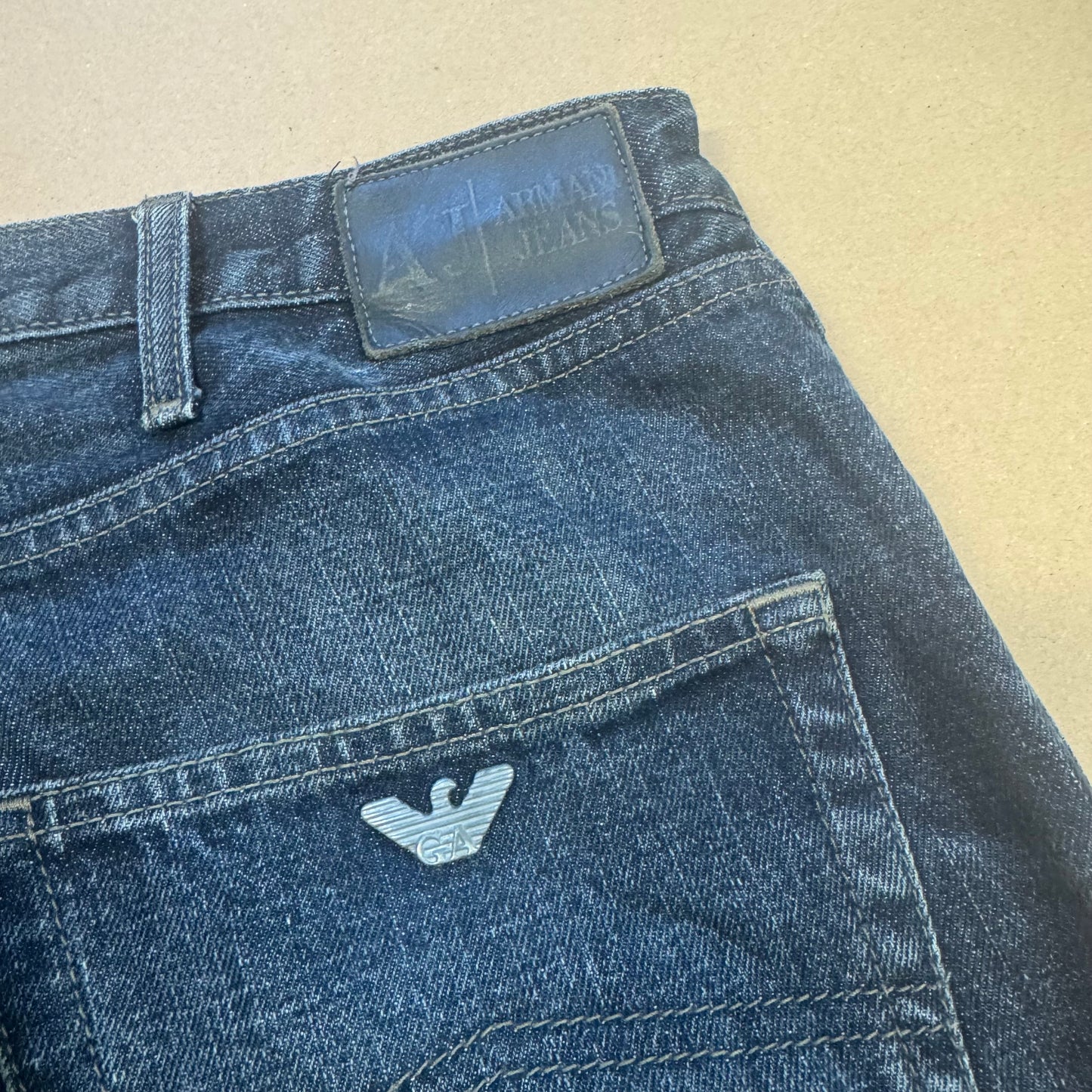 Vintage Armani jeans straight leg