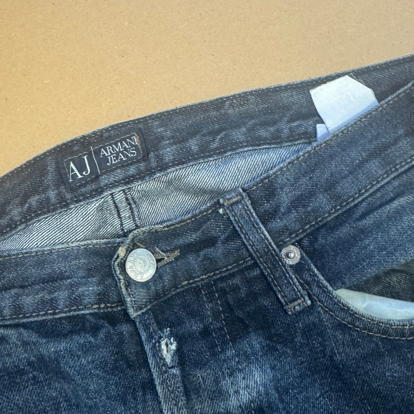 Vintage Armani jeans straight leg