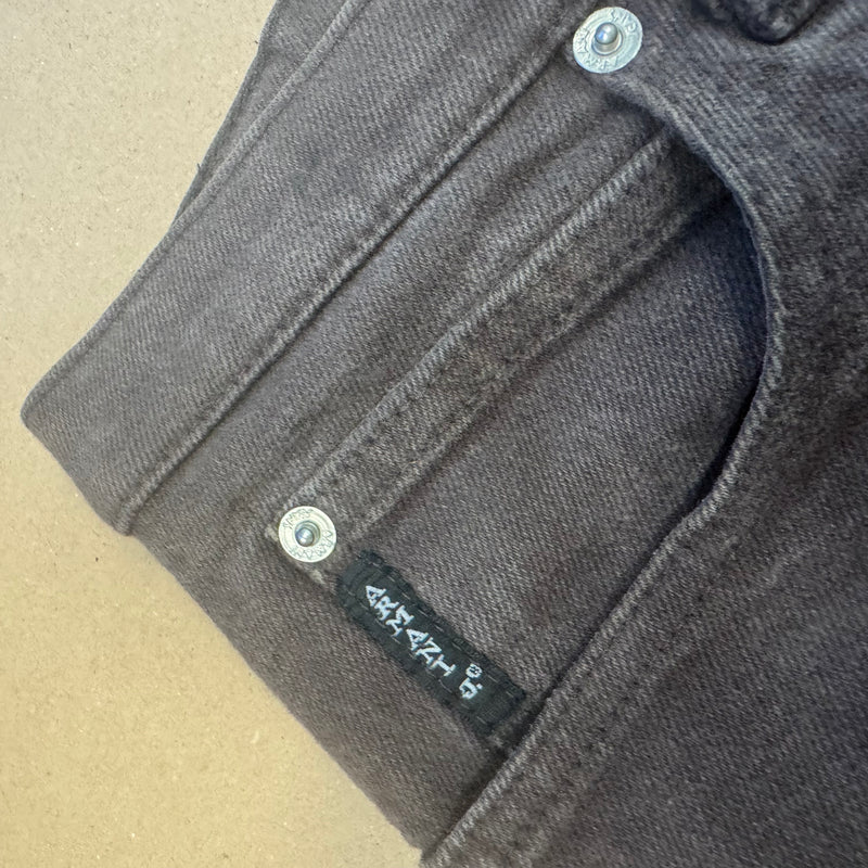 Detailansicht: Sourced limited accessories and clothes Armani Jeans classic brown pants – Logo, Nähte oder Material