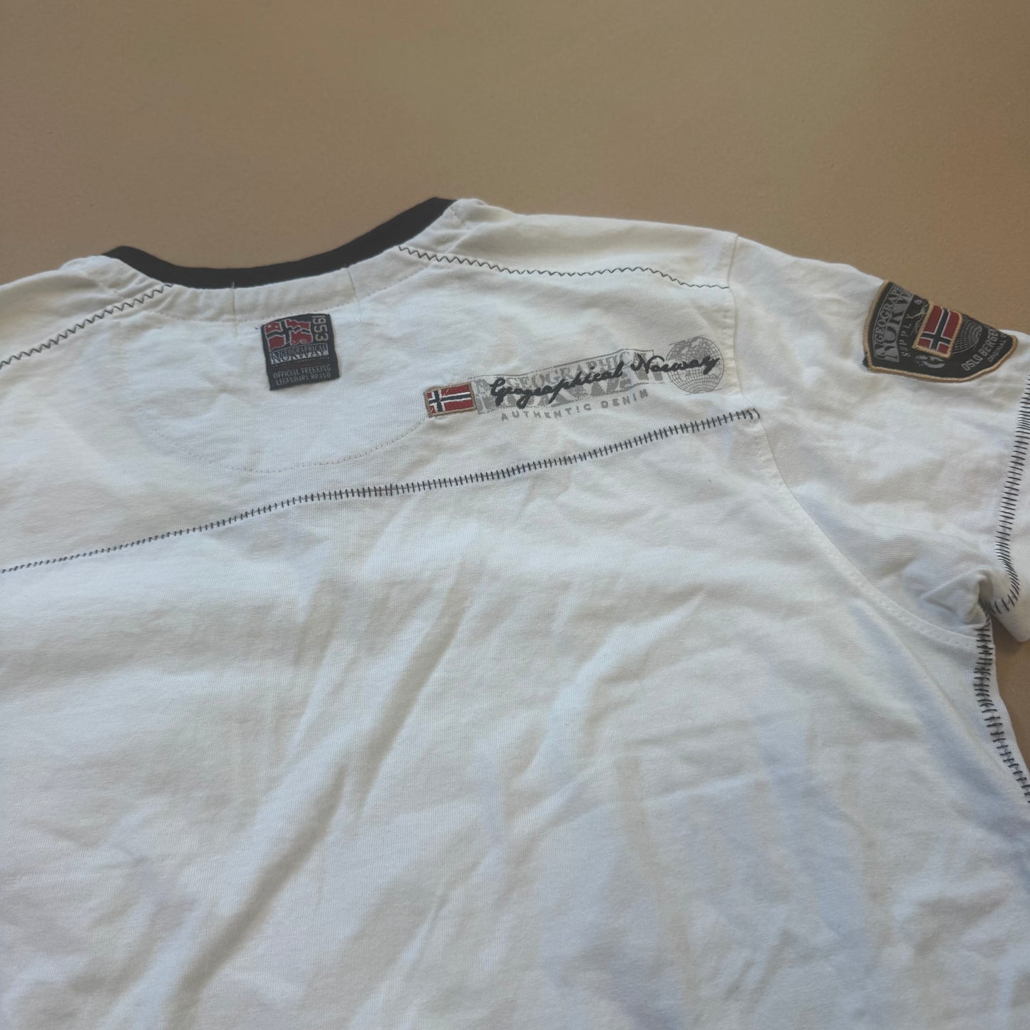 Geographical Norway vintage sailing t-shirt