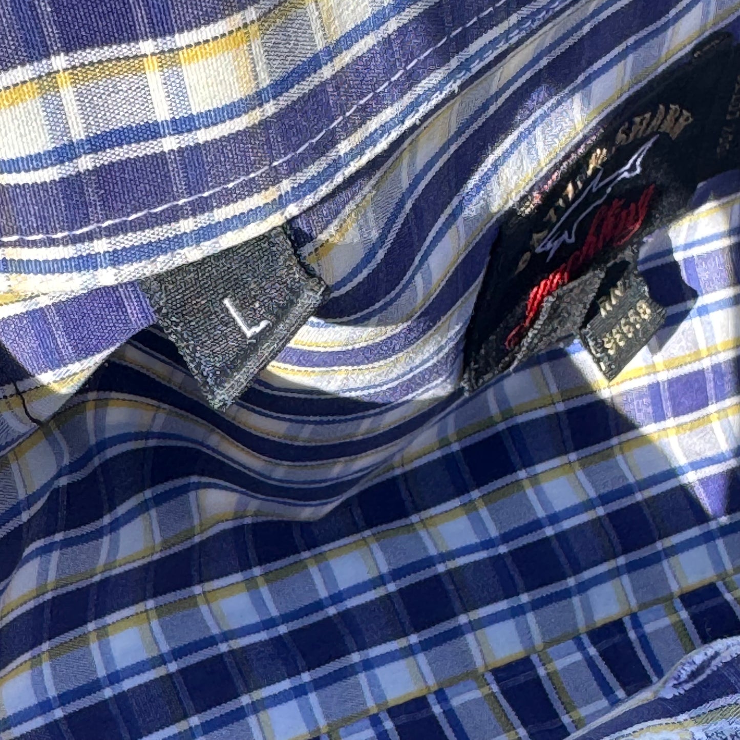 Paul & Shark checkered chemise shirt