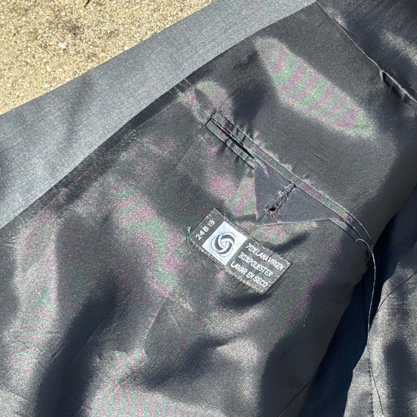 Yves Saint Laurent vintage grey blazer