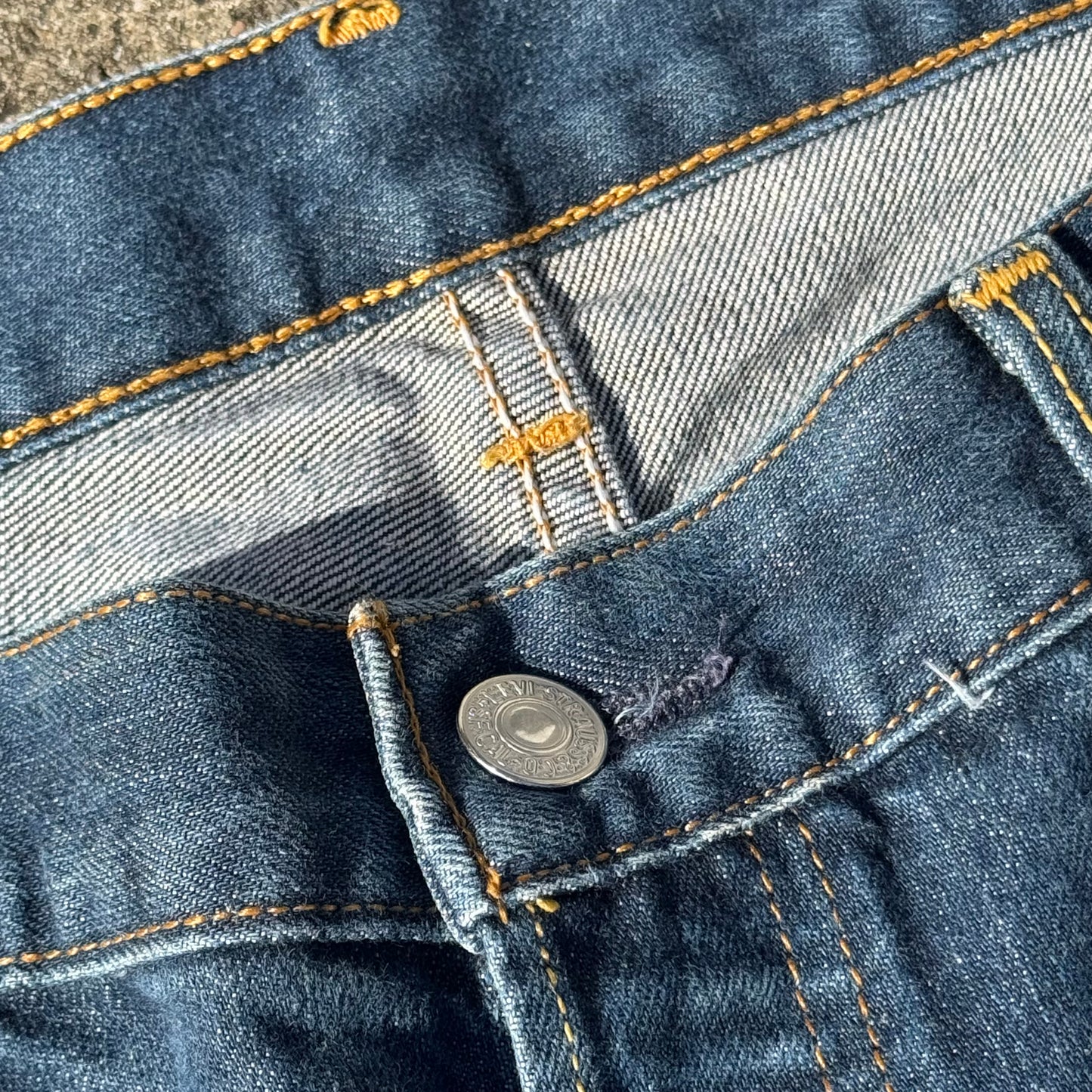 Levi Strauss vintage straight leg denim jeans