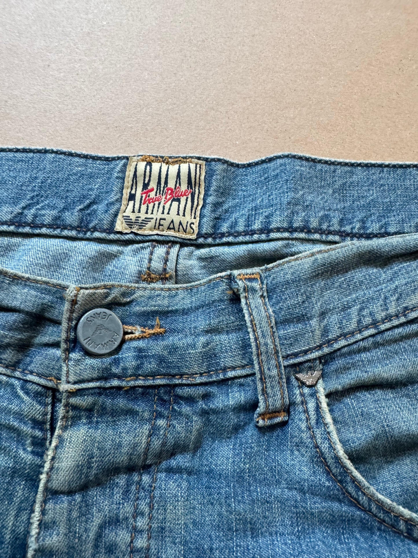 True Armani vintage straight leg jeans