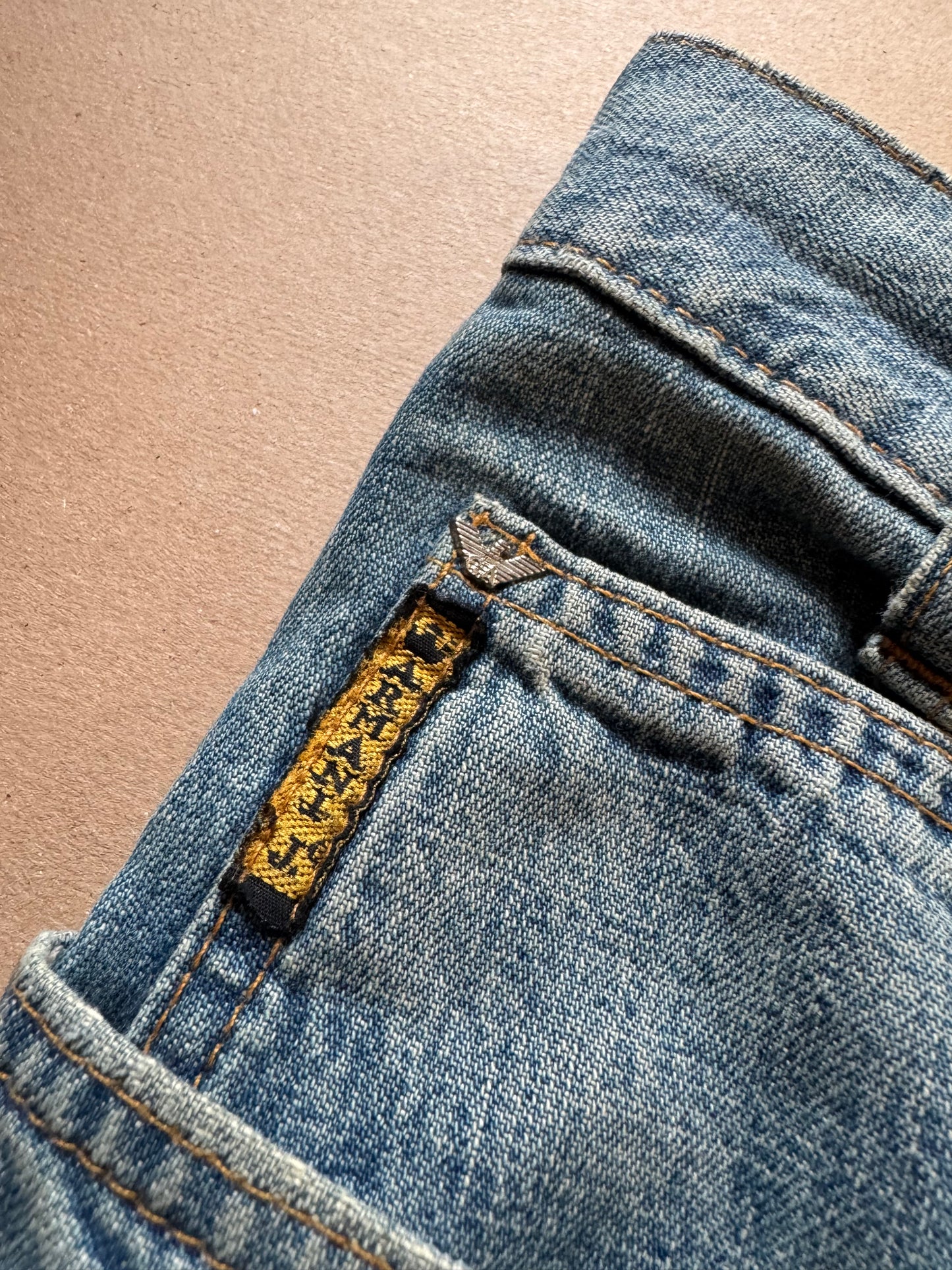 True Armani vintage straight leg jeans