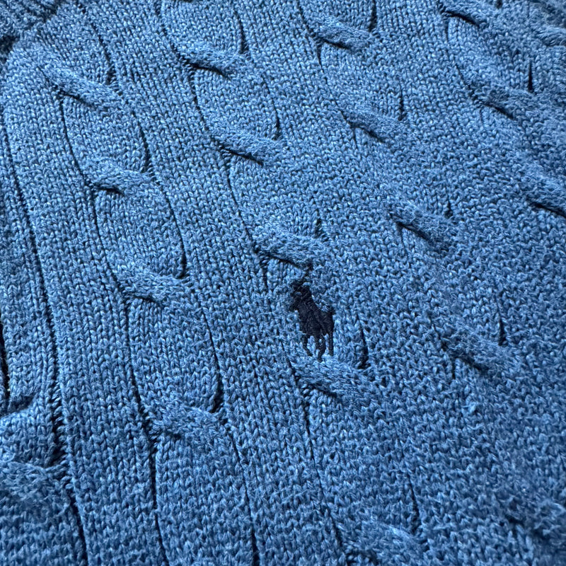 Detailansicht: Sourced limited accessories and clothes Polo Ralph Lauren knitted vintage sweatshirt – Logo, Nähte oder Material