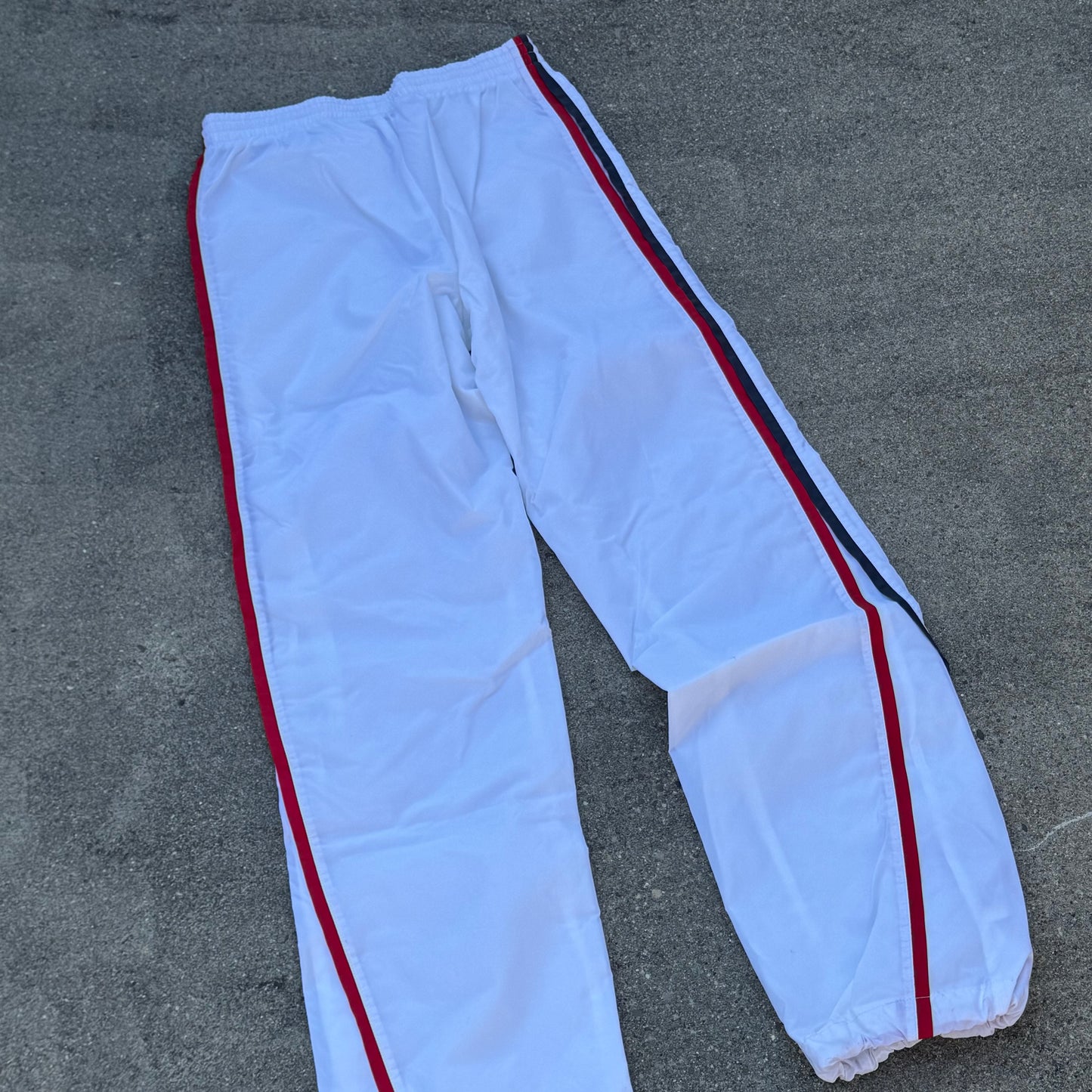 Nike vintage white streetwear track pants