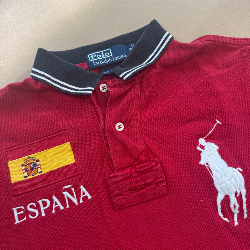 Detailansicht: Sourced limited accessories and clothes Polo Ralph Lauren Spain poloshirt – Logo, Nähte oder Material