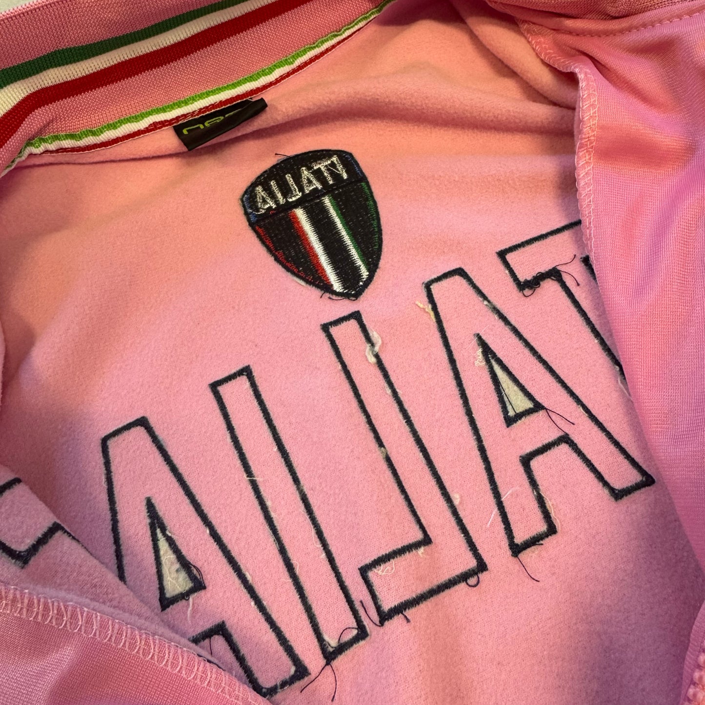 Italia pink streetwear track jacket