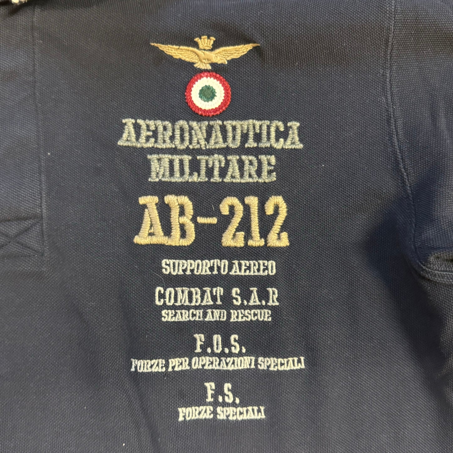 Aeronautica Militare long-sleeve polo