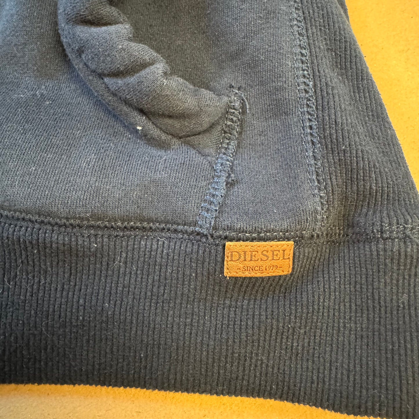 Diesel jeans fluffy zipped hoodie