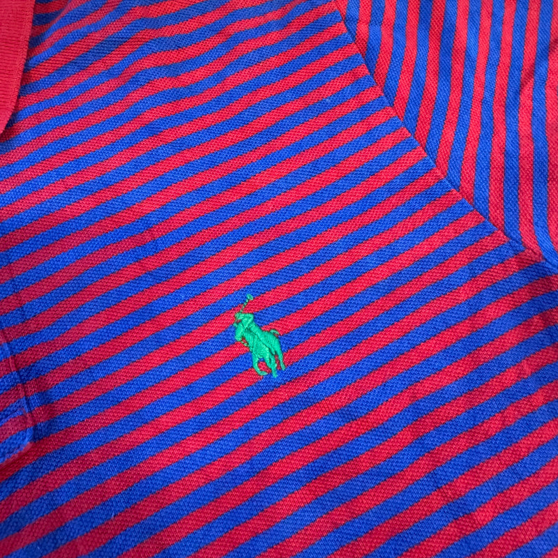 Detailansicht: Sourced limited accessories and clothes Polo Ralph Lauren striped poloshirt – Logo, Nähte oder Material