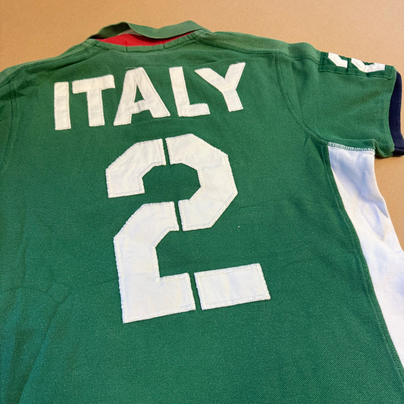 Detailansicht: Sourced limited accessories and clothes Polo Ralph Lauren Italia streetwear poloshirt – Logo, Nähte oder Material