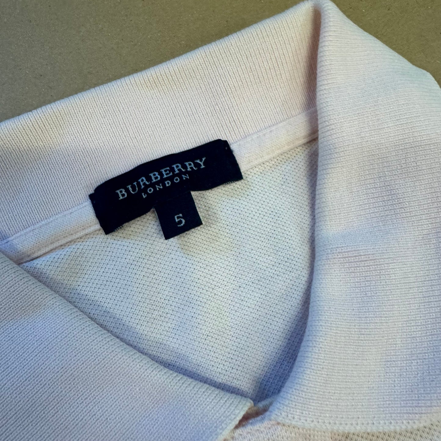 Burberry London pink poloshirt