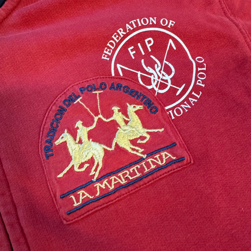 Detailansicht: Sourced limited accessories and clothes La Martina España vintage jacket – Logo, Nähte oder Material