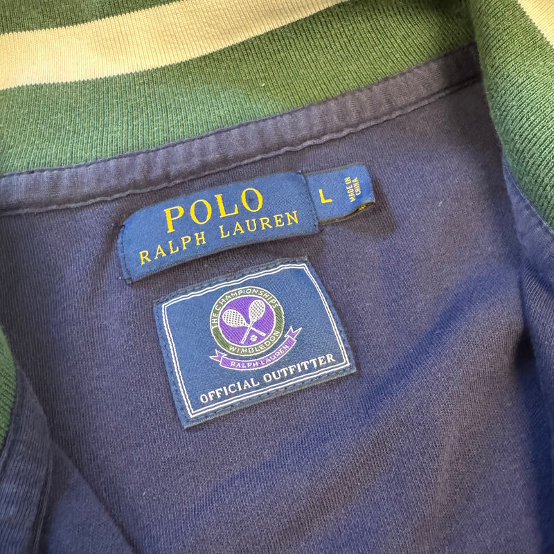 Detailansicht: Sourced limited accessories and clothes Polo Ralph Lauren Wimbledon 2015 Champions jacket – Logo, Nähte oder Material