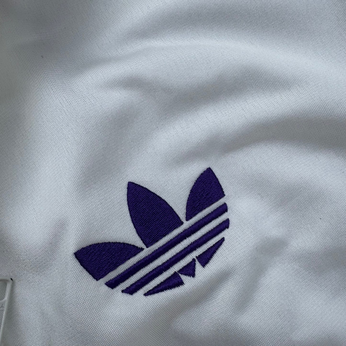 Adidas Y2K retro white track jacket